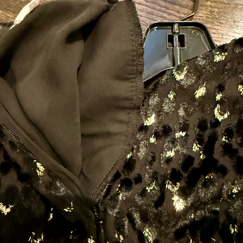 A.L.C. Jane Metallic Velvet Mini Dress - Picture 11 of 13